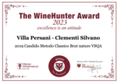 The WineHunter Award 2023 - Merano Wine Festival - Candido Metodo Classico Brut Nature 2019